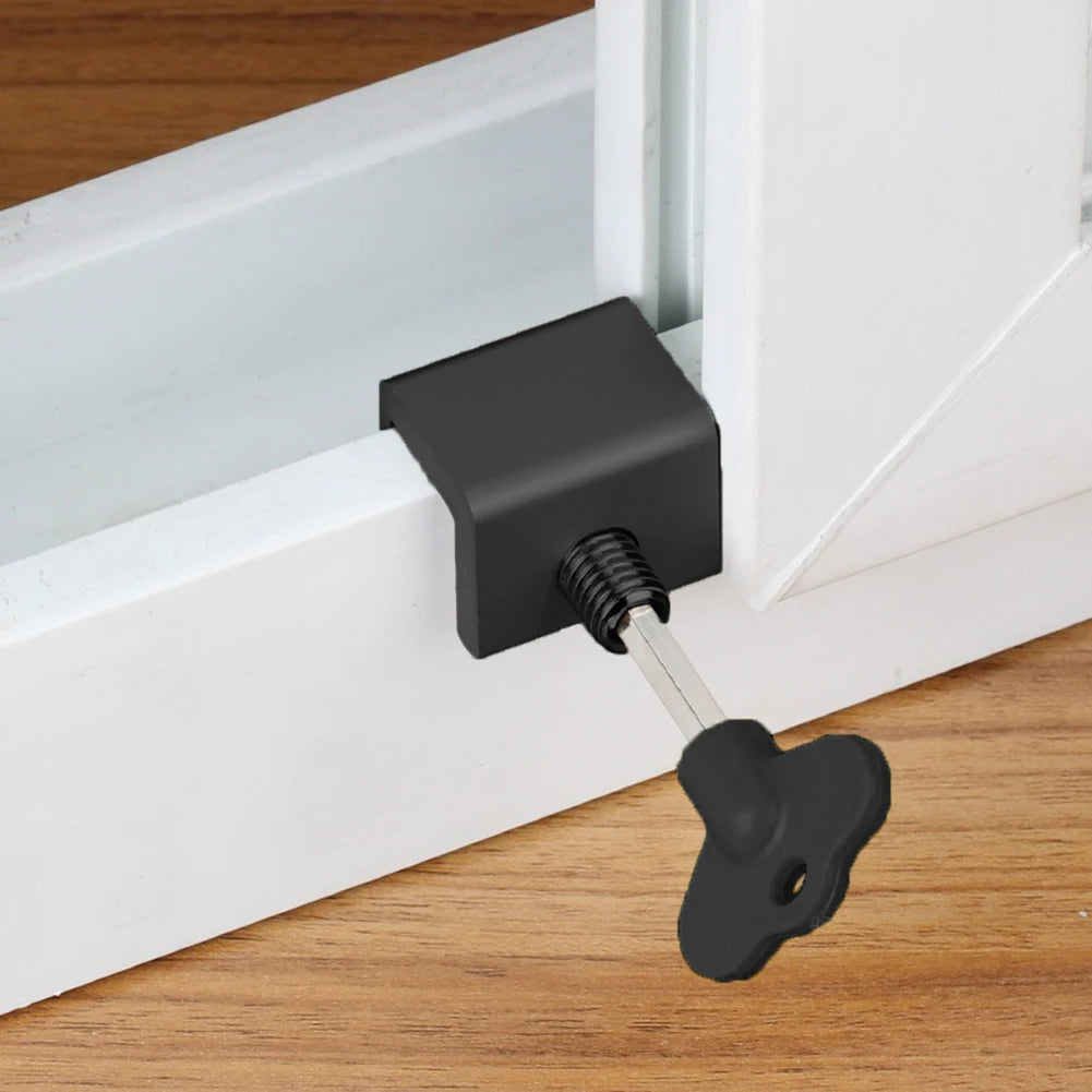 1-10pcs Window Security Key Lock Sliding Door Windows Restrictor Child Safety Anti-theft Door Stopper Household Improvement Lock