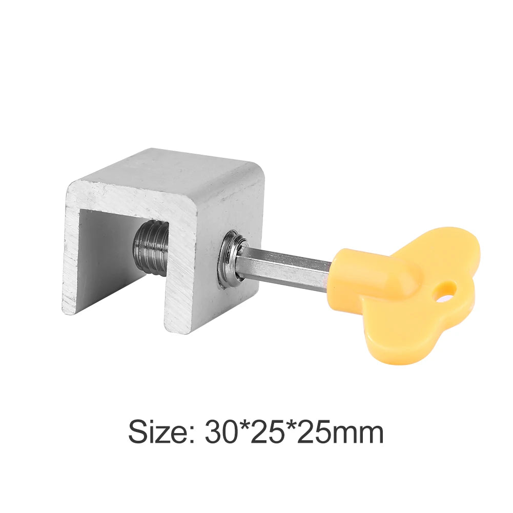 1-10pcs Window Security Key Lock Sliding Door Windows Restrictor Child Safety Anti-theft Door Stopper Household Improvement Lock